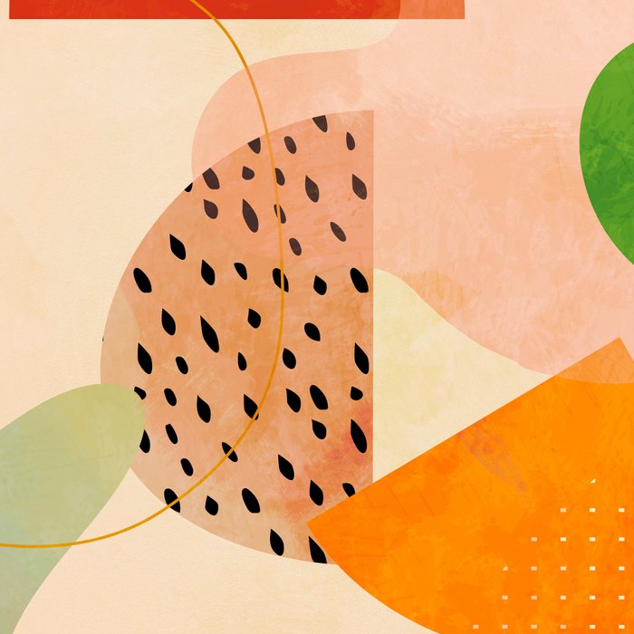 modern art abstract shapes play 1 Coffee Mug Gallery Image 2