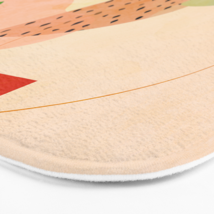 modern art abstract shapes play 1 Bath Mat Gallery Image 3