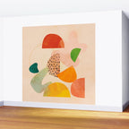 modern art abstract shapes play 1 Wall Mural Gallery Image 2