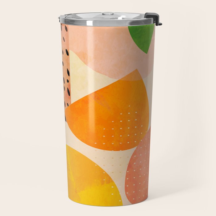 modern art abstract shapes play 1 Travel Mug Gallery Image 2