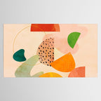 modern art abstract shapes play 1 Tablecloth Gallery Image 2