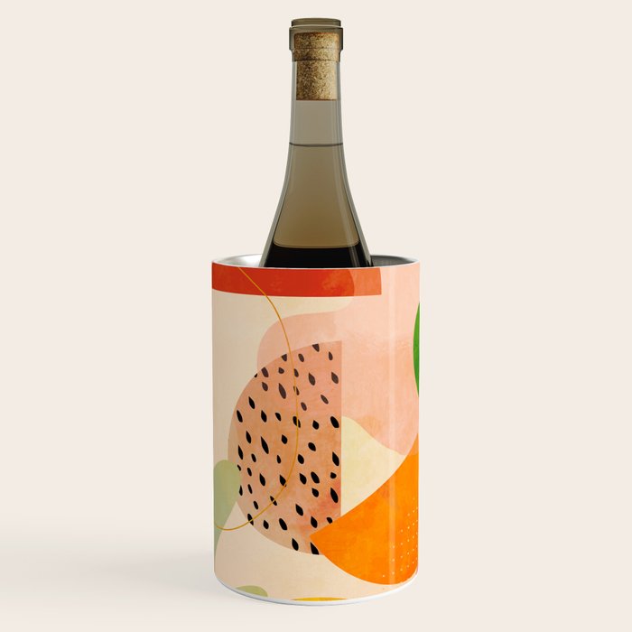 modern art abstract shapes play 1 Wine Chiller Gallery Image 1