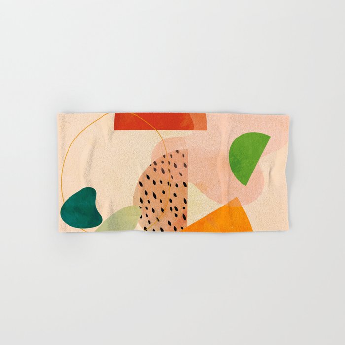 modern art abstract shapes play 1 Bath Towel Gallery Image 1