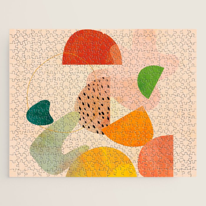 modern art abstract shapes play 1 Jigsaw Puzzle Gallery Image 1