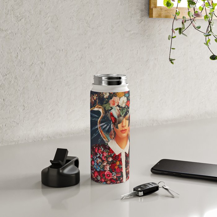 Your head was Full of Colours that had no names Water Bottle Gallery Image 4