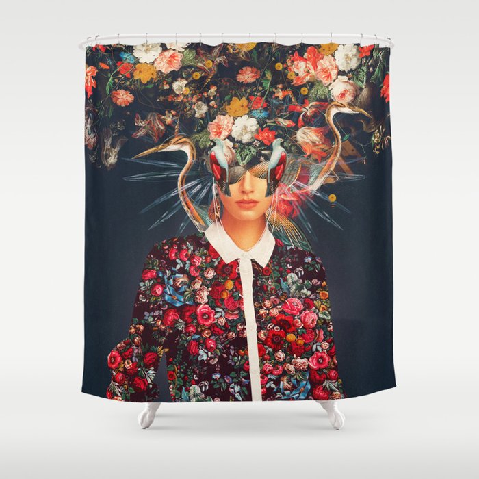Your head was Full of Colours that had no names Shower Curtain Gallery Image 1