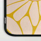 Big Daisy - Groovy Flower - Yellow, Pink and Off-white Laptop Sleeve Gallery Image 3