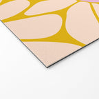 Big Daisy - Groovy Flower - Yellow, Pink and Off-white Welcome Mat Gallery Image 2