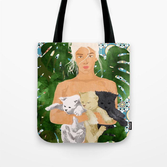 Morocco Vacay #illustration #painting Tote Bag Gallery Image 1