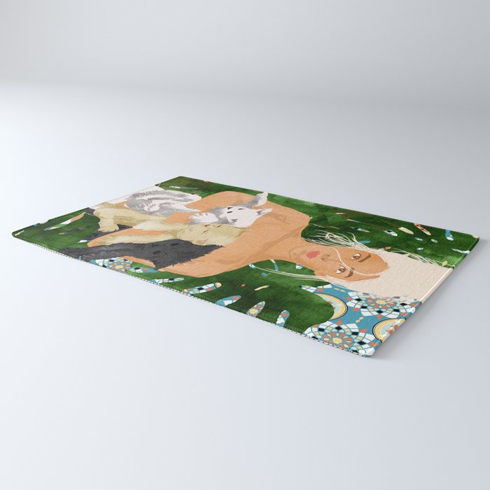 Morocco Vacay #illustration #painting Rug Gallery Image 3