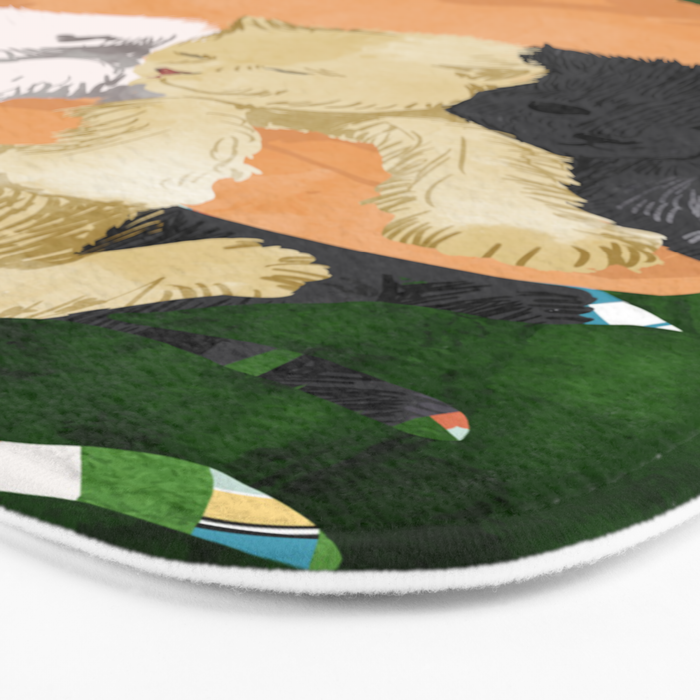 Morocco Vacay #illustration #painting Bath Mat Gallery Image 3