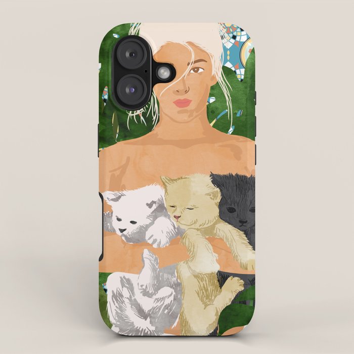Morocco Vacay #illustration #painting iPhone Case Gallery Image 1