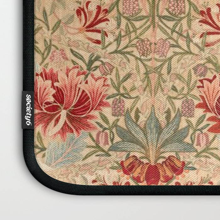 William Morris & Jane Morris Antique Honeysuckle Laptop Sleeve Gallery Image 3