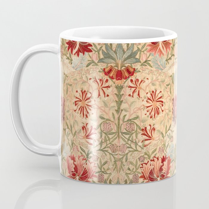 William Morris & Jane Morris Antique Honeysuckle Coffee Mug Gallery Image 3