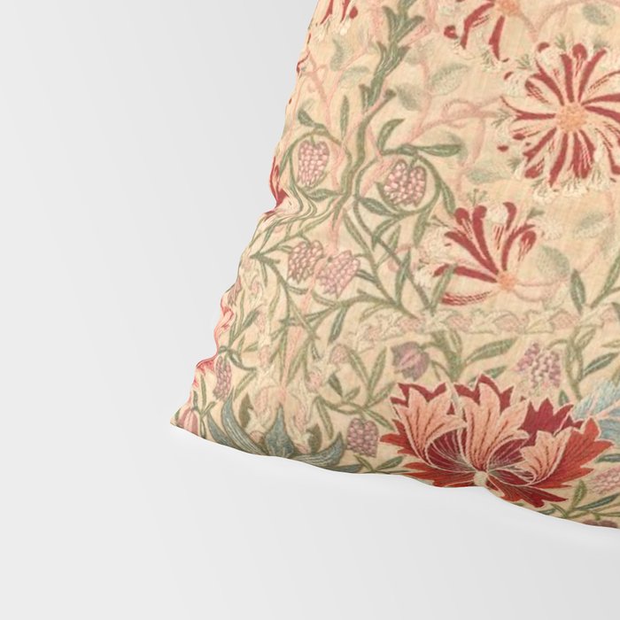 William Morris & Jane Morris Antique Honeysuckle Pillow Sham Gallery Image 4