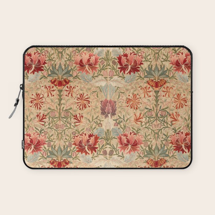 William Morris & Jane Morris Antique Honeysuckle Laptop Sleeve Gallery Image 1
