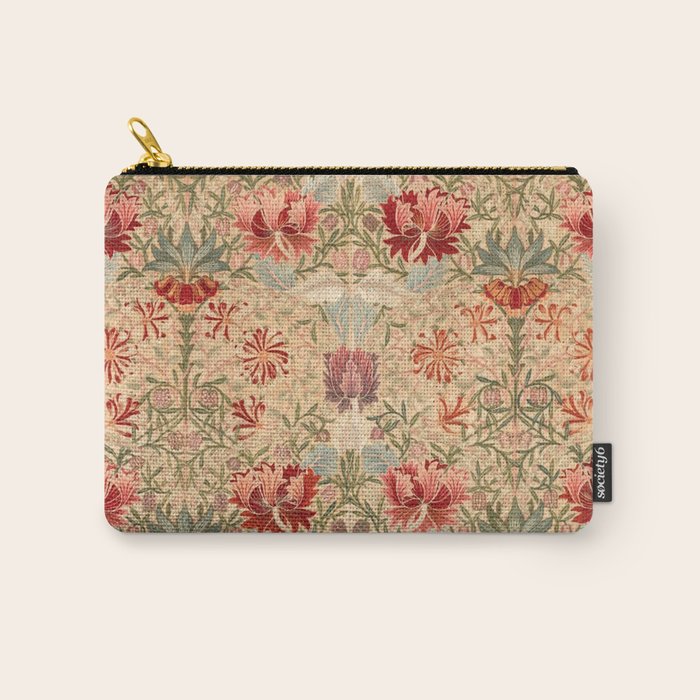 William Morris & Jane Morris Antique Honeysuckle Carry All Pouch Gallery Image 1