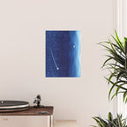 Falling star, shooting star, sailboat ocean waves blue sea Poster Gallery Image 2