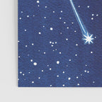 Falling star, shooting star, sailboat ocean waves blue sea Poster Gallery Image 3