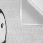 Baby Penguin - Black & White Wall Tapestry Gallery Image 3
