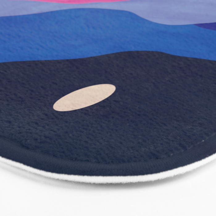 Night sky over mountains Bath Mat Gallery Image 3