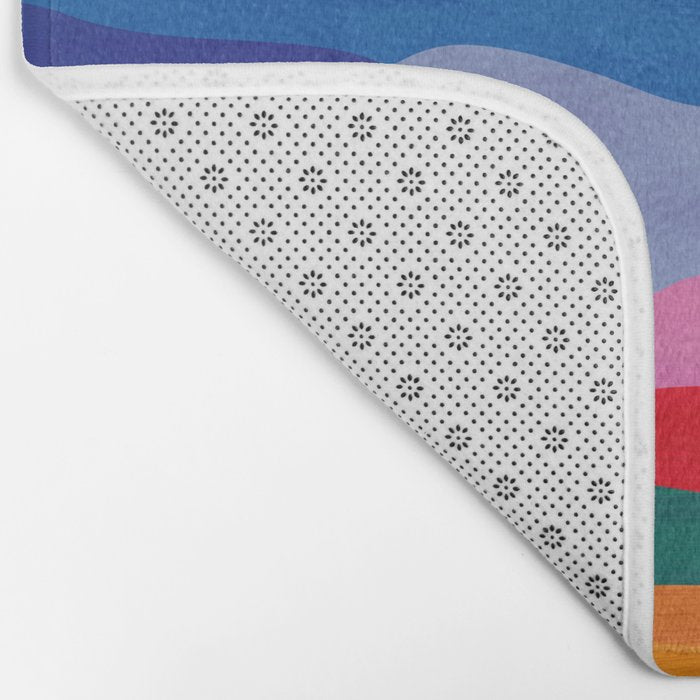 Night sky over mountains Bath Mat Gallery Image 2