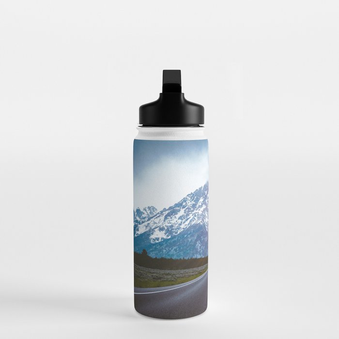 Mountain Road - Grand Tetons Nature Landscape Photography Water Bottle Gallery Image 3