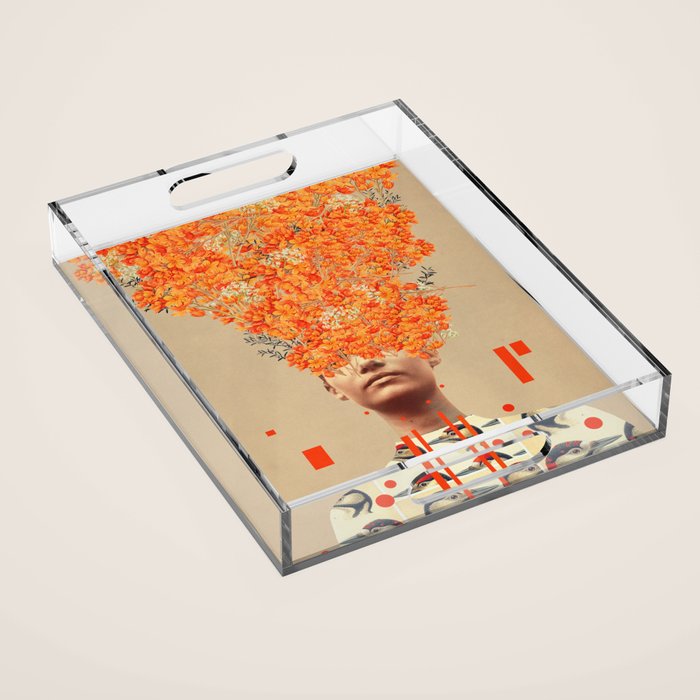 Bird Flight in Autumn Acrylic Tray Gallery Image 1