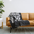 Good morning, I see the assassins have failed. (Black) Throw Blanket Gallery Image 1