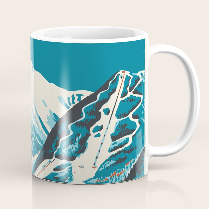 Stowe, Vermont Vintage Ski Poster Coffee Mug Gallery Image 1