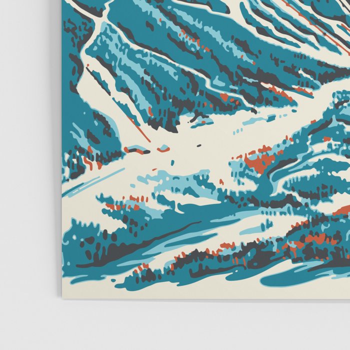 Stowe, Vermont Vintage Ski Poster Poster Gallery Image 3