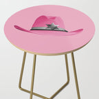 Pink Cowboy Hat Cute Side Table Gallery Image 2