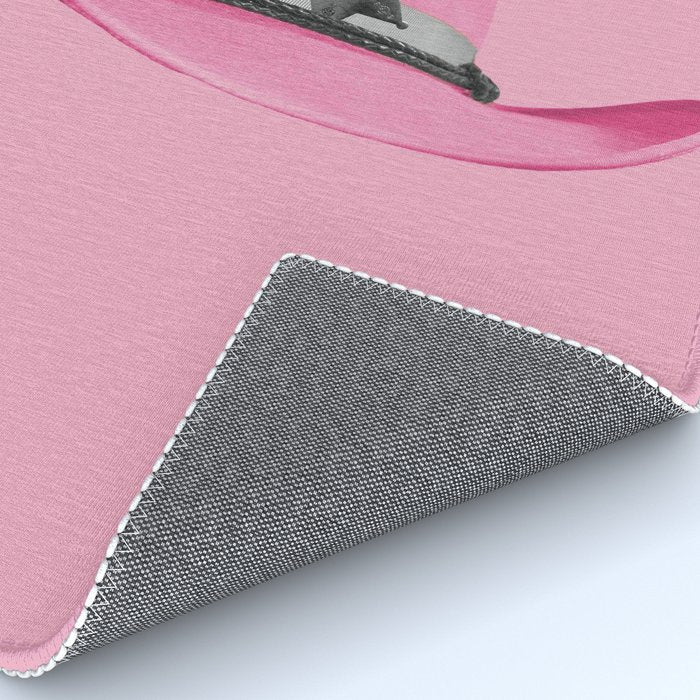 Pink Cowboy Hat Cute Rug Gallery Image 4