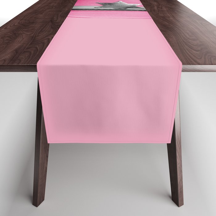 Pink Cowboy Hat Cute Table Runner Gallery Image 1