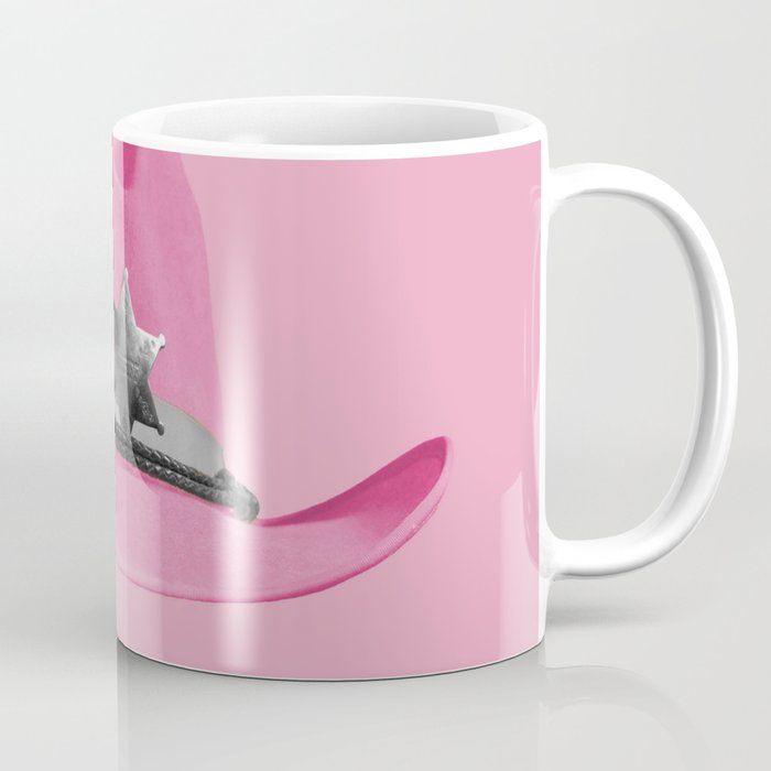 Pink Cowboy Hat Cute Coffee Mug Gallery Image 1