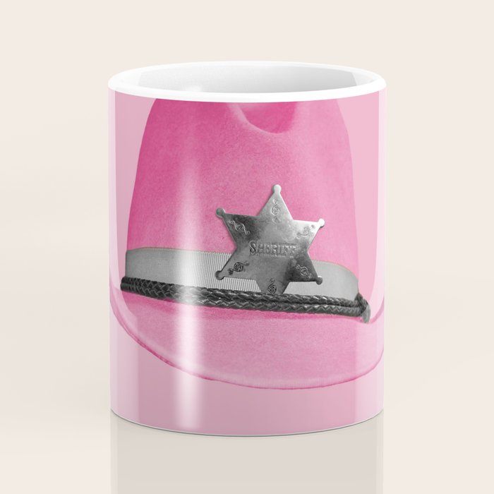Pink Cowboy Hat Cute Coffee Mug Gallery Image 4