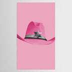 Pink Cowboy Hat Cute Tablecloth Gallery Image 2