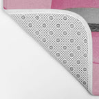 Pink Cowboy Hat Cute Bath Mat Gallery Image 2