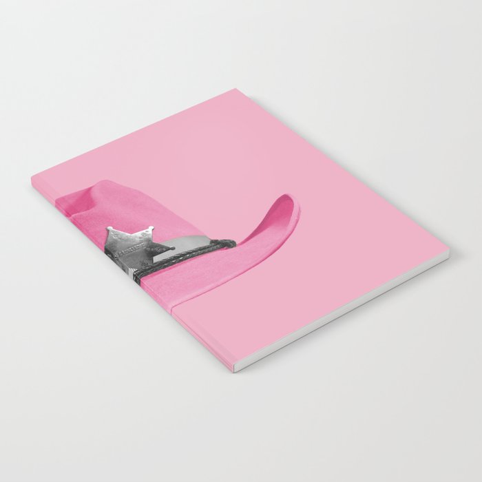 Pink Cowboy Hat Cute Notebook Gallery Image 1