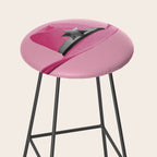 Pink Cowboy Hat Cute Stool Gallery Image 2