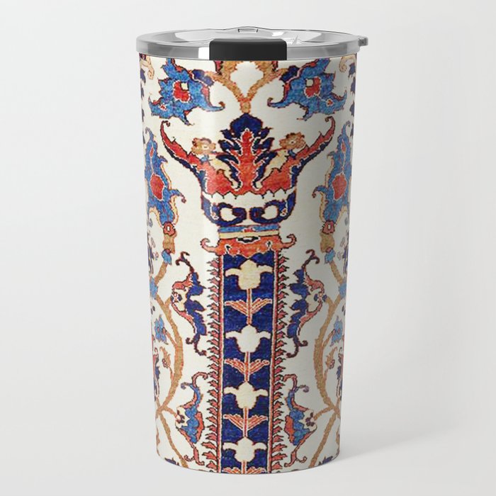 Mihrab  Antique Persian Rug Print Travel Mug Gallery Image 1