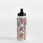 Mihrab  Antique Persian Rug Print Water Bottle Gallery Image 2