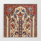 Mihrab  Antique Persian Rug Print Wood Wall Art Gallery Image 1