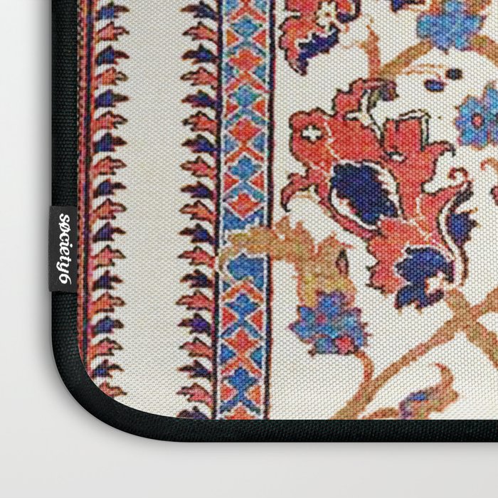 Mihrab  Antique Persian Rug Print Laptop Sleeve Gallery Image 3
