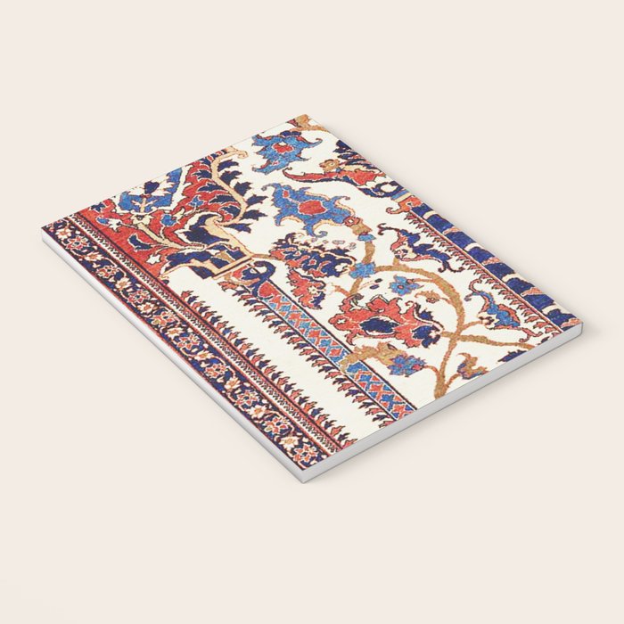 Mihrab  Antique Persian Rug Print Notebook Gallery Image 3