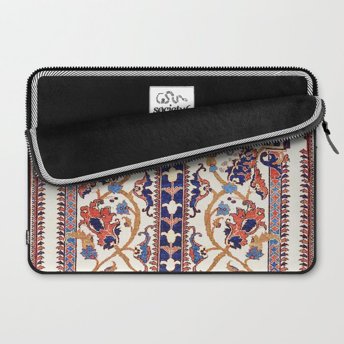 Mihrab  Antique Persian Rug Print Laptop Sleeve Gallery Image 2