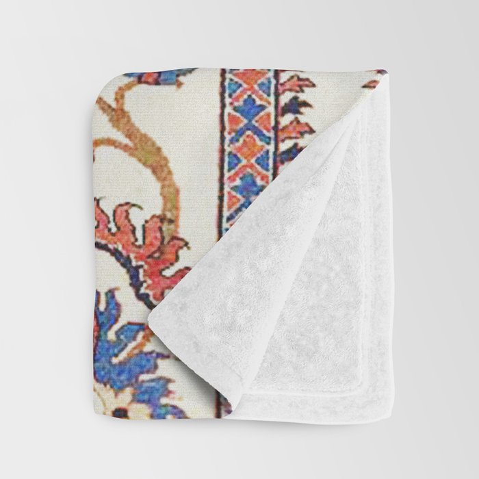 Mihrab  Antique Persian Rug Print Throw Blanket Gallery Image 3