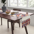 Mihrab  Antique Persian Rug Print Table Runner Gallery Image 2