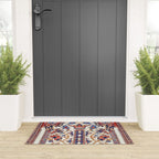Mihrab  Antique Persian Rug Print Welcome Mat Gallery Image 3