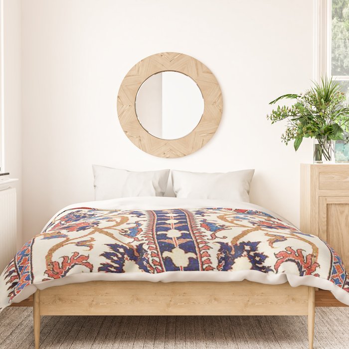 Mihrab  Antique Persian Rug Print Duvet Cover Gallery Image 3